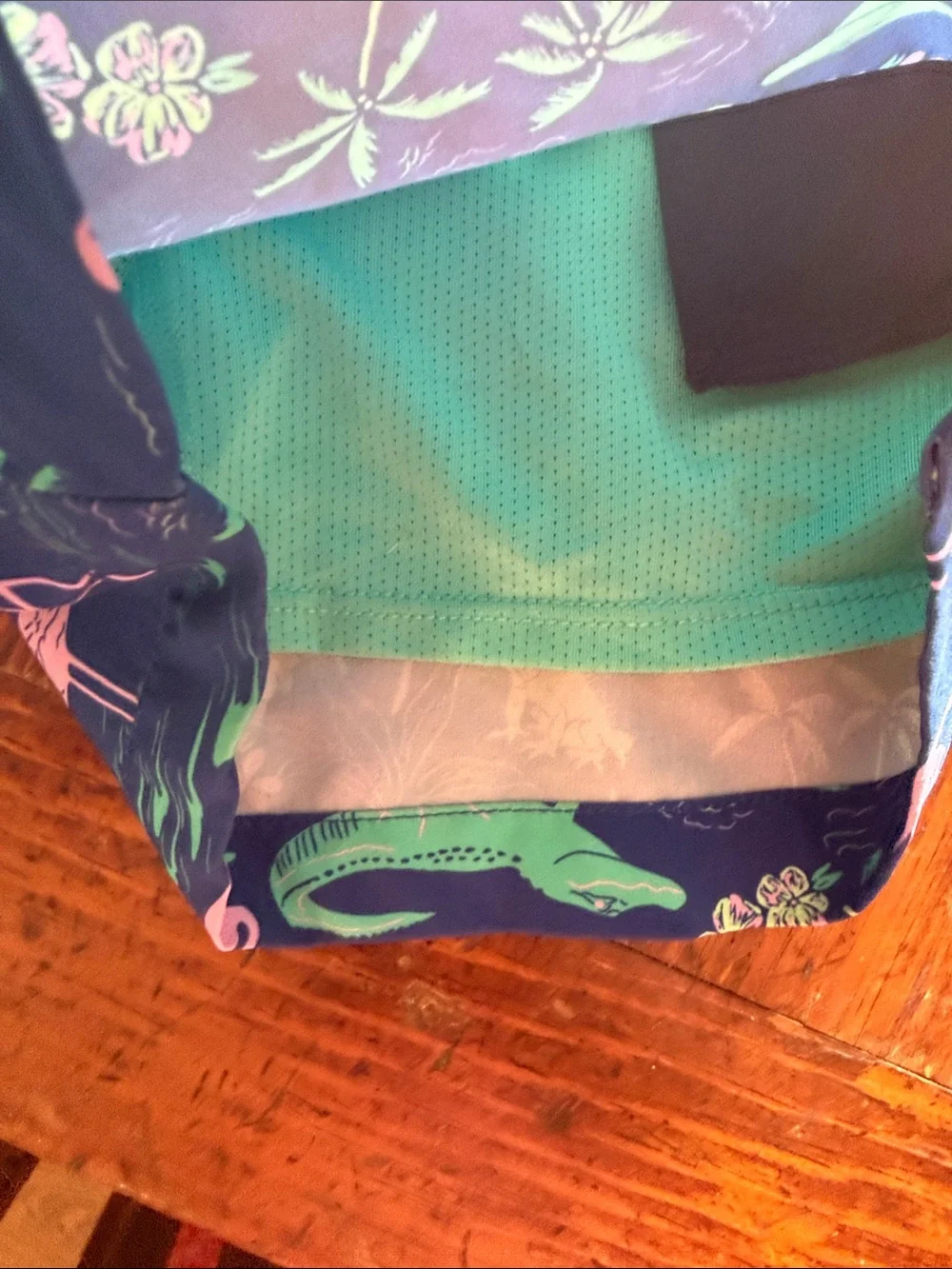 Chubbies Navy Flamingo & Alligator Swim Trunks